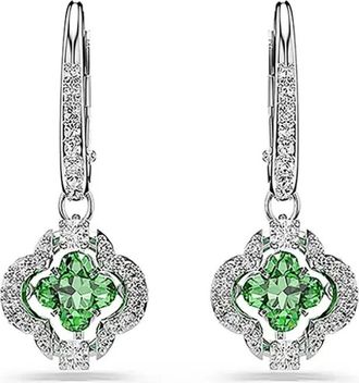 Swarovski Una Angelic Drop Oorbellen - Dames - Oorbellen - Grijs - ONE Size - Accessoires