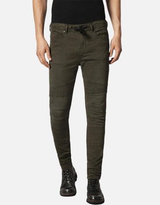 Diesel Mens DIESEL BAKARI NE 0684T Mens Denim Sweat Jogg Jeans Lyocell Olive Slim Skinny - Black - Size: 40/32