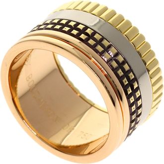 Boucheron Yellow Gold (18K) Pink Gold (18K) White Gold (18K) Band Ring (Pre-Owned)