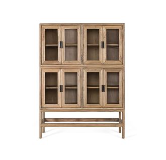 Giner&Colomer Vitrina de madera mindi 120 cm