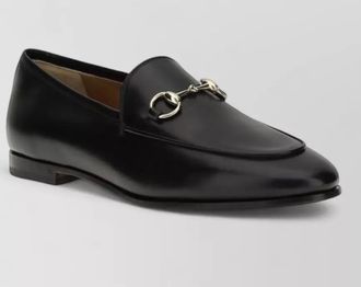 Gucci calf leather slip-on loafers