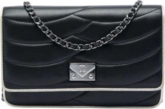 Chanel Pre-owned Wallet on Chain - Dames - Vintage Schoudertas - Zwart - ONE Size - Leer - Vintage
