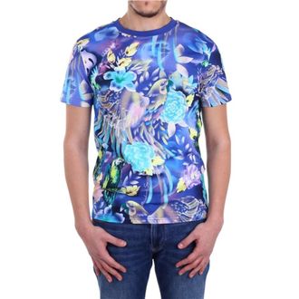 Moschino T-shirt met ronde hals - Heren - Tops - Veelkleurig - Maat: L Katoen