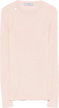 Prada Appliqu&eacute; Wool Sweater