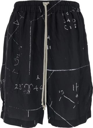 Rick Owens Boxer Shorts - Heren - Korte Broeken - Zwart - M - Katoen - Korte Broeken