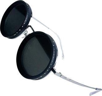 Generic Adjustable Tint Sunglasses, UV Damage Reduction, Black, Adjustable Polarised Sunglasses, Anti-Glare, Lightweight Round Frame, For Men While Driving, B