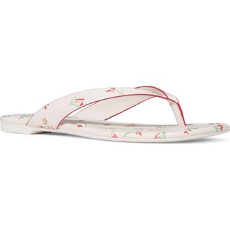 Kate Spade New York sandie flip flop in Cream Multi at Nordstrom, Size 8.5