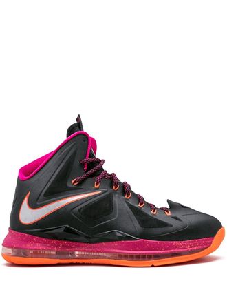 Nike Lebron 10 sneakers - unisex - Rubber/Polyester - 11 - Black