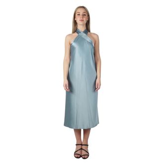 Ralph Lauren Cocktailjurk Prasetijo - Dames - Casual kleedjes - Blauw - L - Kleedjes