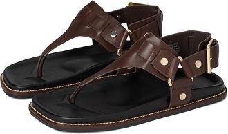 Free People Suri Square Toe Sandals Womens Sandals Bitter Chocolate : EU 38.5 (US Womens 8.5) M, Rubber