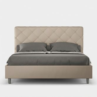 Les Tendances Cama Matrimonio 160x200 Contenedor Dise&ntilde;o Moderno Priya M1 - Beige