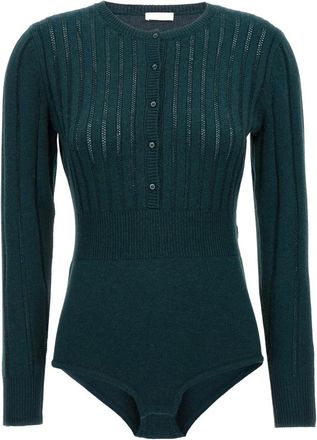 Eres Eres, Dames, Tops, Groen, Maat: L Wol