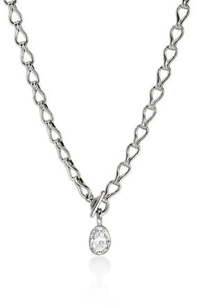 John Hardy JH Lovestruck Surf Link Necklace, Sterling Silver, Lab-Grown Diamond, 2.5TCW at Nordstrom, Size 18 In