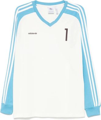 adidas 3-Stripes T-shirt - men - Cotton/Recycled Polyester - L - White