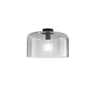Luce-Ambiente-Design Gibus Ceiling Light in Grey Glass 35 Cm. &oslash;