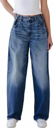 Daze Womens Highland Extreme Baggy Pants In Blue