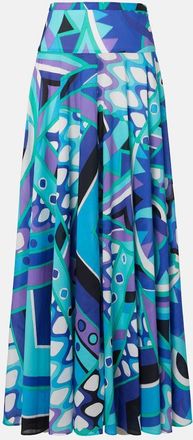 Pucci Vivara cotton maxi skirt