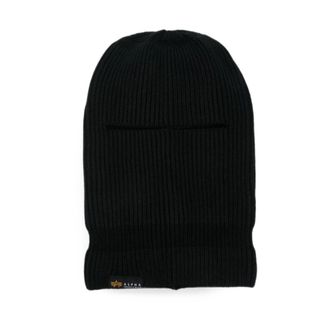 Alpha Industries Balaclava Label - Accessories - Hombre - Negro - ONE SIZE
