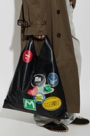 Maison Margiela Logo Bag, Womens, Black