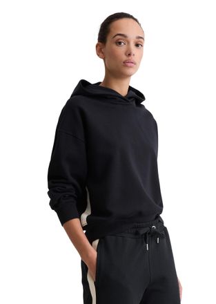 Marc O'Polo Kapuzensweatshirt MARC OPOLO, Damen, Gr. XL, deep night blau, Sweatware, Obermaterial: 100% Baumwolle, Basic, Rundhals, B&uuml;ndchen, Sweatshirts Kapuzens