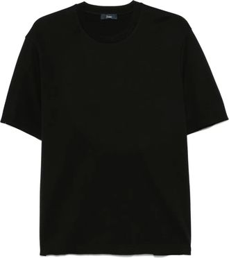 Herno cotton T-shirt - men - Cotton - 46 - Black