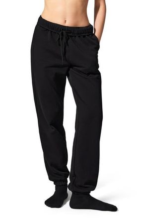 LilySilk Porchlight Softstep Joggers in Black at Nordstrom, Size X-Large