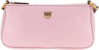 Pinko Shoulder Bags, female, Pink, Size: ONE SIZE Mini Half Moon