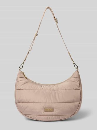 Hey Marly Halfmoon Bag mit Label-Patch Modell Lifetime Buddy in Hellbraun, Gr&ouml;&szlig;e 1