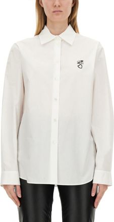 Moschino White Regular Logo Shirt