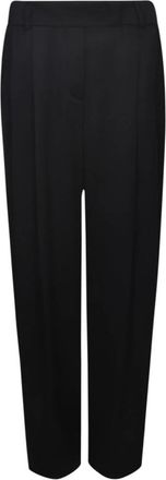 Giorgio Armani Stijlvolle Broek - Dames - Wijde Broeken - Blauw - L - Broeken
