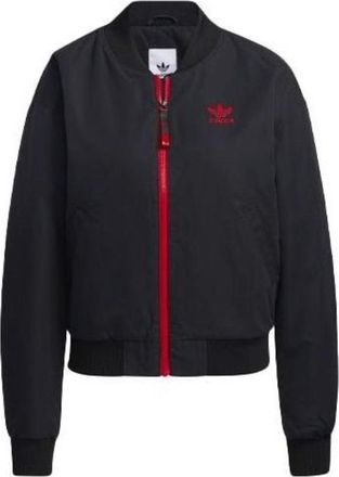 adidas (WMNS) adidas CNY MA-1 Bomber Asia Sizing Black Red GN9071