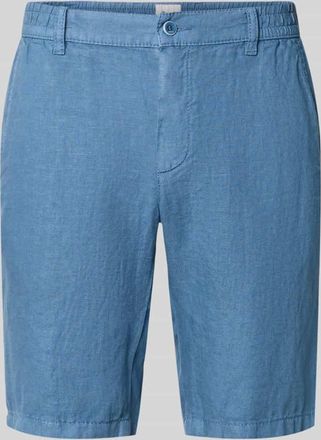 Brax Brax Regular Fit Bermuda aus reinem Leinen Modell BALU in Blau, Gr&ouml;&szlig;e 33
