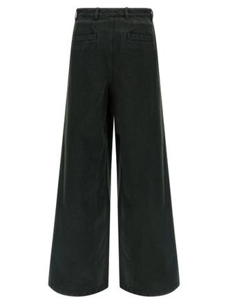 Dries Van Noten Velvet Insert Jeans - Black