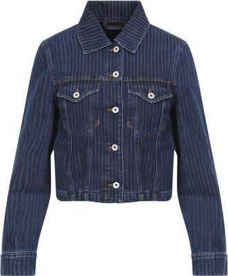 Kenzo Blauw Katoenen Jas - Dames - Spijkerjassen - Blauw - S - Katoen - Jassen