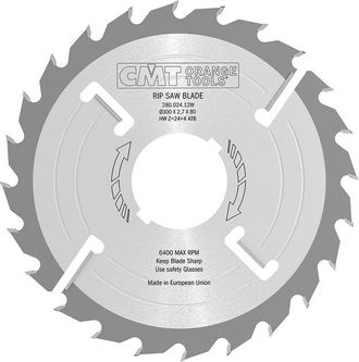 CMT 280.024.12w Sierra Multiple Con Dentones (itk) 300x2.7x80 Z24+4 Atb