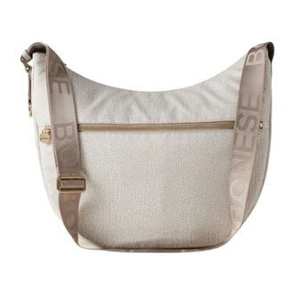 Borbonese Cross Body Bags, female, White, Size: ONE SIZE Shoulder Bag