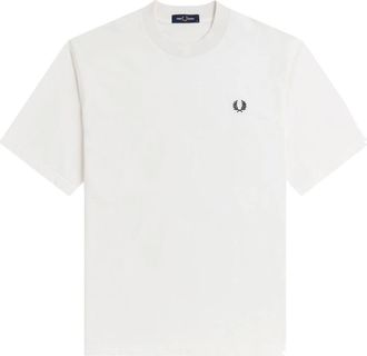 Fred Perry Hombre, Camisetas, Blanco, Talla: L
