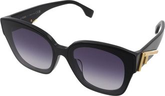 MAISON FENDI FE40098F Gradient Lens Sunglasses - Black