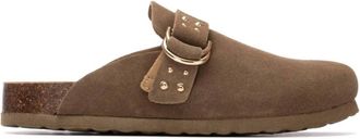 Xti Womens Suede Clog In Taupe