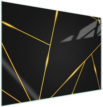 OEM Placa Protectora De Vidrio Para Estufa 70x52 Negro