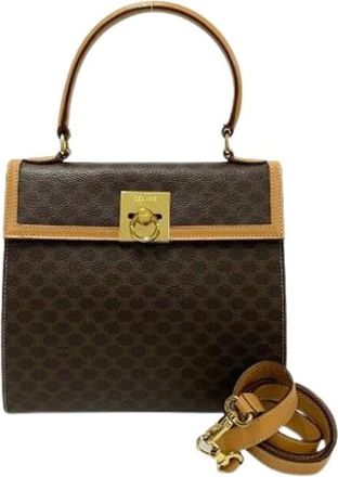 Celine Pre-owned Handbags, female, Brown, Size: ONE SIZE Pre-owned Plastic celine-bags