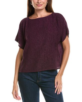 Eileen Fisher Eileen Fisher Woven Pliss&eacute; Top