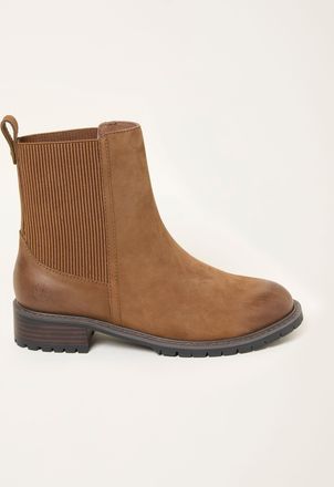 Fat Face FatFace Evelyn Tan Brown Standard/Wide Fit Leather Chelsea Ankle Boots