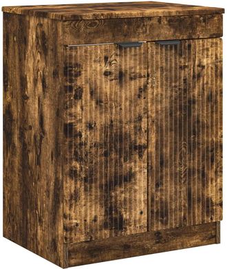 vidaXL Mueble De Cuarto De Ba&ntilde;o Roble Ahumado 54 X 41 X 70 Cm Vidaxl