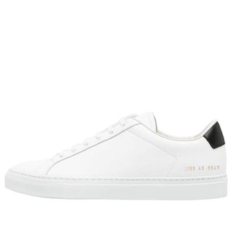 Common Projects Retro Classic Low White Black 2389-0547