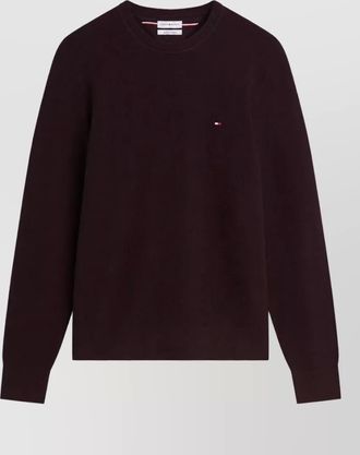 Tommy Hilfiger cashmere-blend textured crewneck jumper