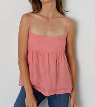 Velvet Aleigh Top In Coral