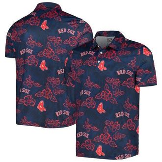 Reyn Spooner Mens Reyn Spooner Navy Boston Red Sox Cooperstown Collection Puamana Print Polo at Nordstrom, Size X-Large