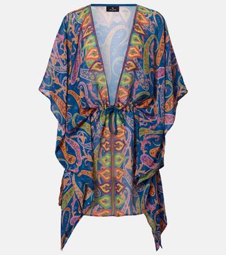 Etro Paisley beach cover-up