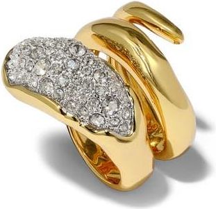 Alexis Bittar Solanales Crystal Coiled Ring in Crystals at Nordstrom, Size 7